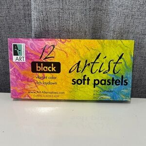 Alternative Vibrant Soft Pastels - Black, Yellow, Pink, Blue